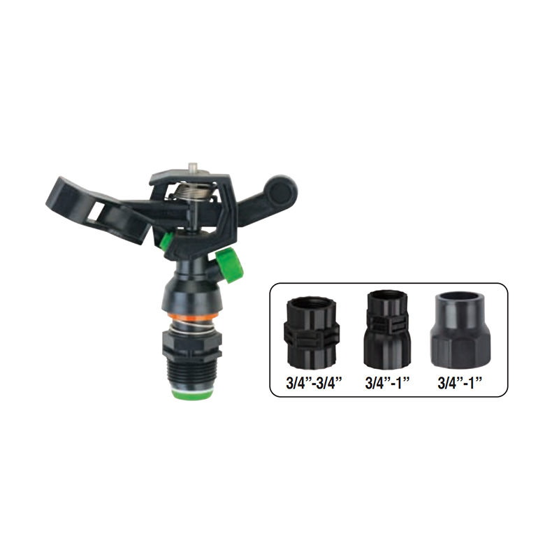 Córas Uisciúcháin Uisce DC-S37 3/4 Inch Nozzle Sprinkler Tionchar Allamuigh